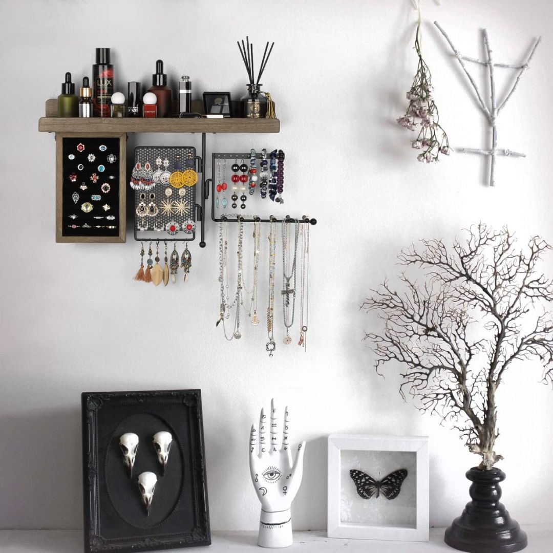 SOLIMINTR Hanging Jewelry Organizer