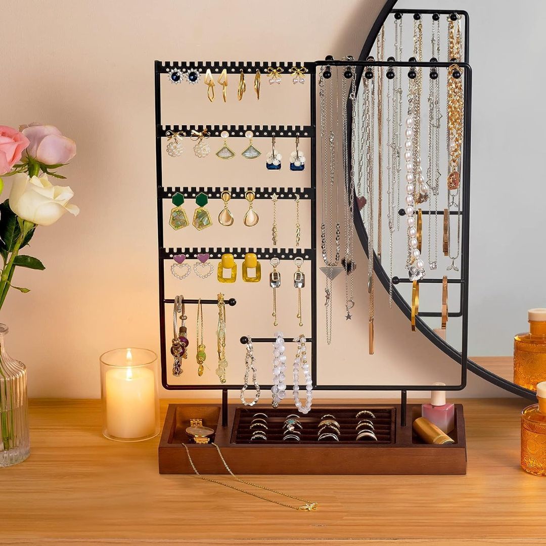 Elegant 3-in-1 Jewelry Holder