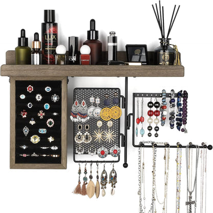 SOLIMINTR Hanging Jewelry Organizer