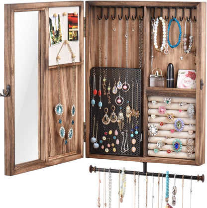 Keebofly Wall Mounted Jewelry Organizer Box