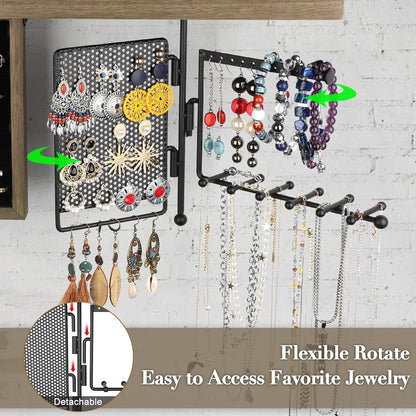 SOLIMINTR Hanging Jewelry Organizer