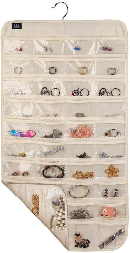 80 Pocket Hanging Organizer for Holding Jewelries