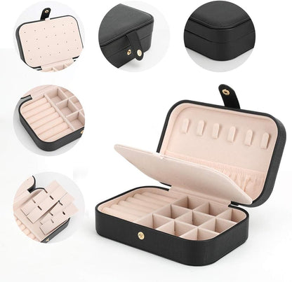 Small Jewelry Box Necklace Ring Storage Organizer