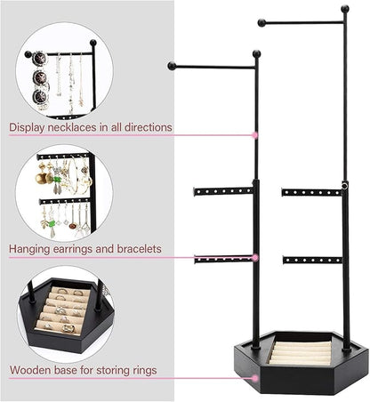 Adjustable Jewelry Organizer Stand