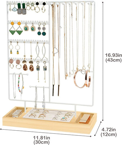 Deluxe Jewelry Stand with 6 Tiers