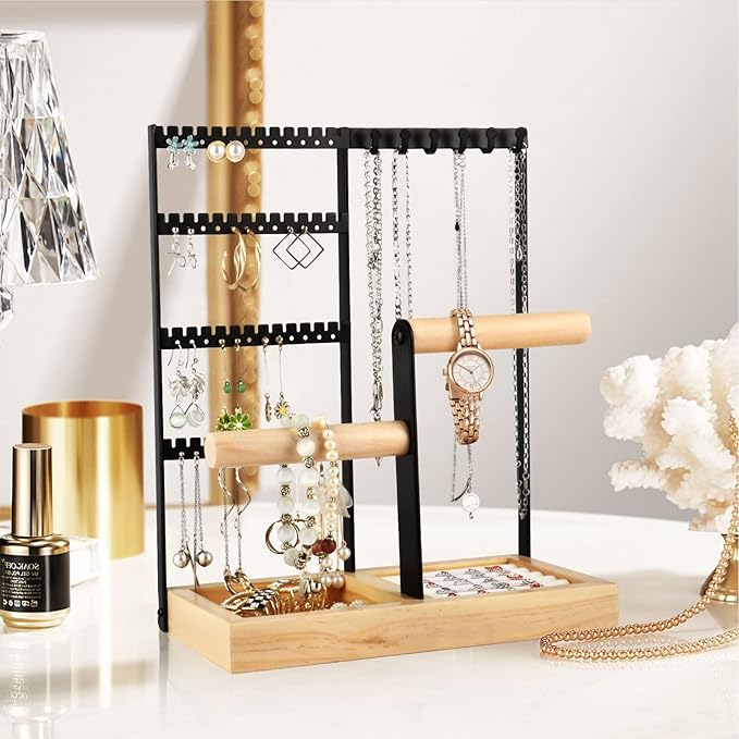 4-Tier Jewelry Organizer Stand