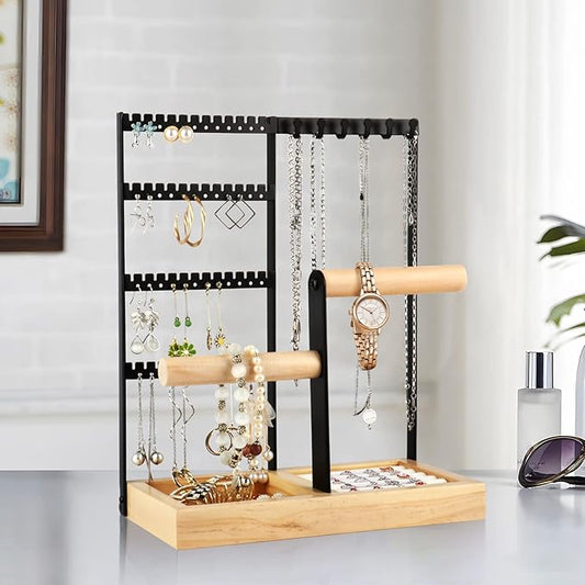 4-Tier Jewelry Organizer Stand