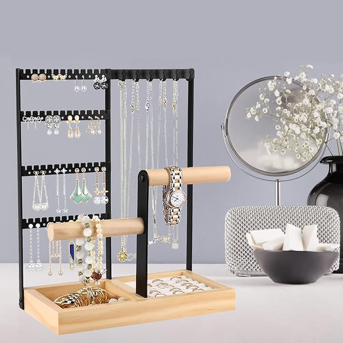 4-Tier Jewelry Organizer Stand