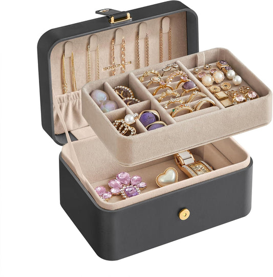 SONGMICS 2-Layer Jewelry Holder Organizer